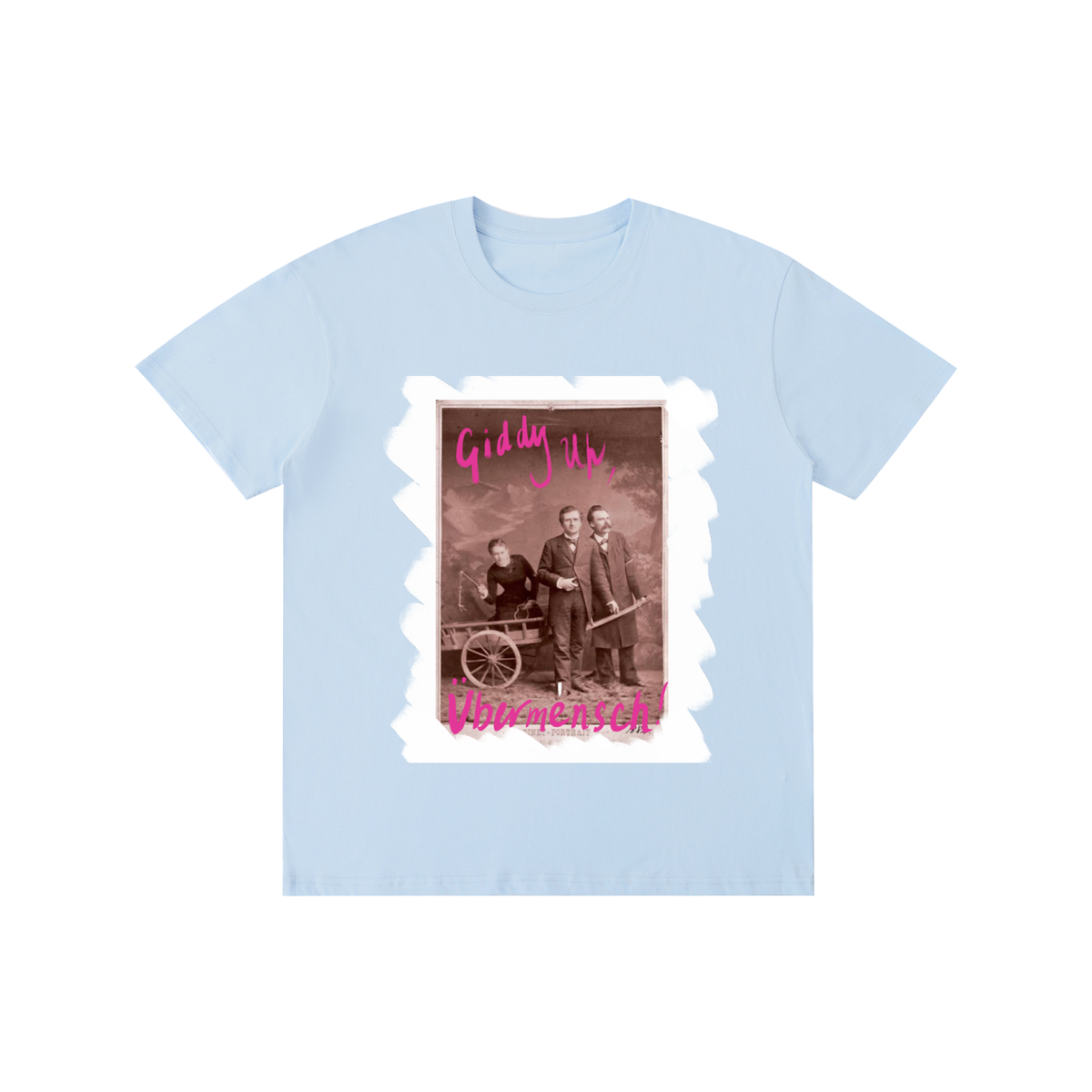 Giddy Up, Unbermensch! Pure Cotton Unisex T-Shirt