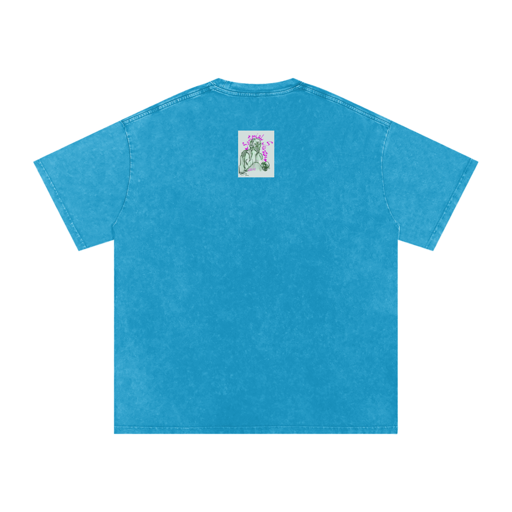 This. Guy. Snow Washed Oversized Cotton T-Shirt