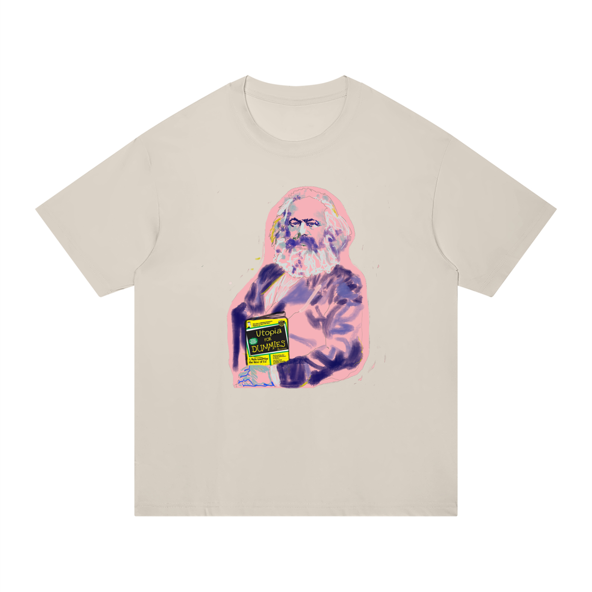 Utopia for Dummies Outline Unisex Regular Fit Cotton T-Shirt
