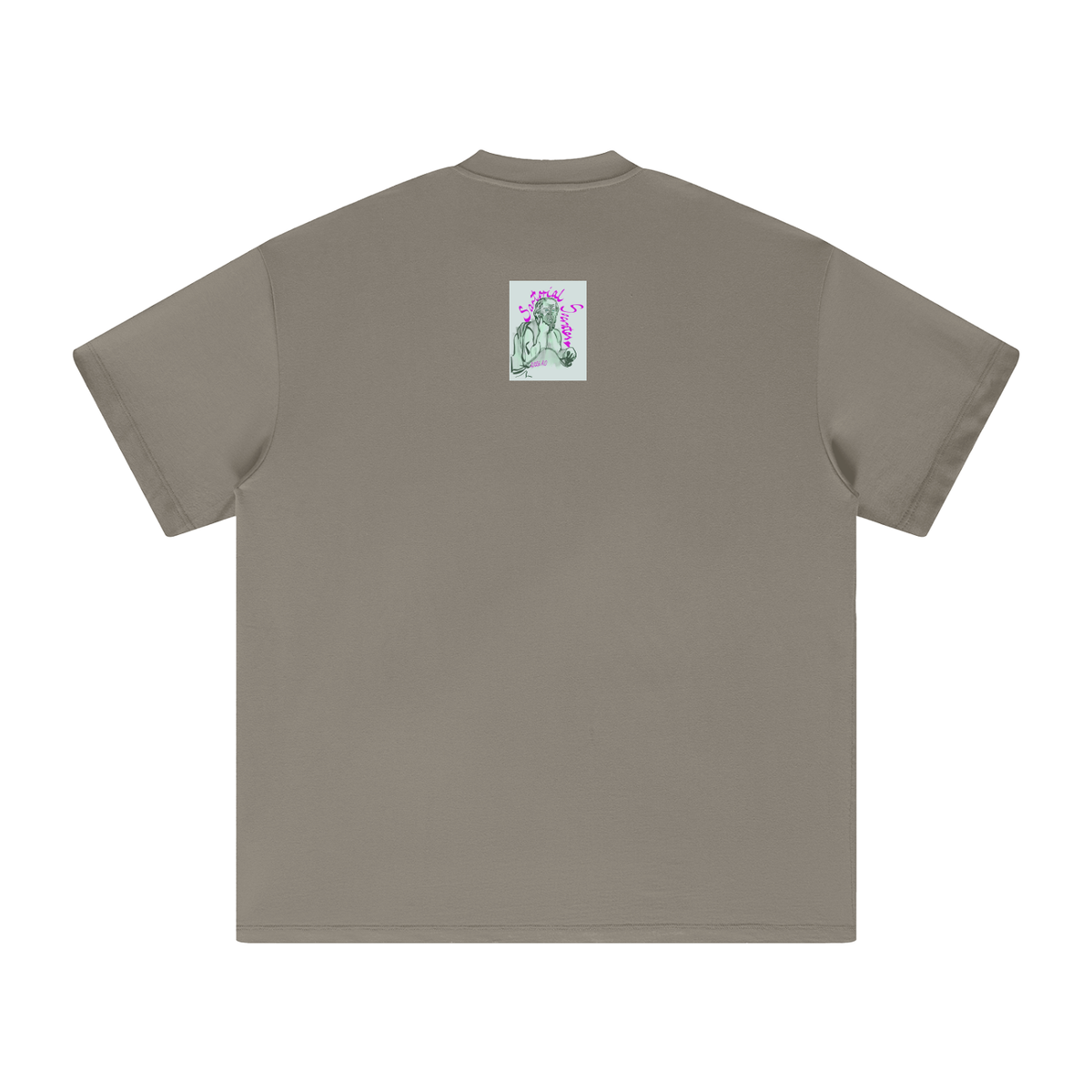 Giddy Up, Ubermensch! Heavyweight Earth Tone T-Shirt