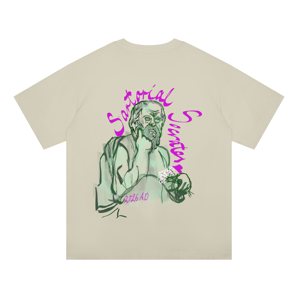 It Takes A Village Idiot Unisex Oversized Drop Shoulder T-Shirt