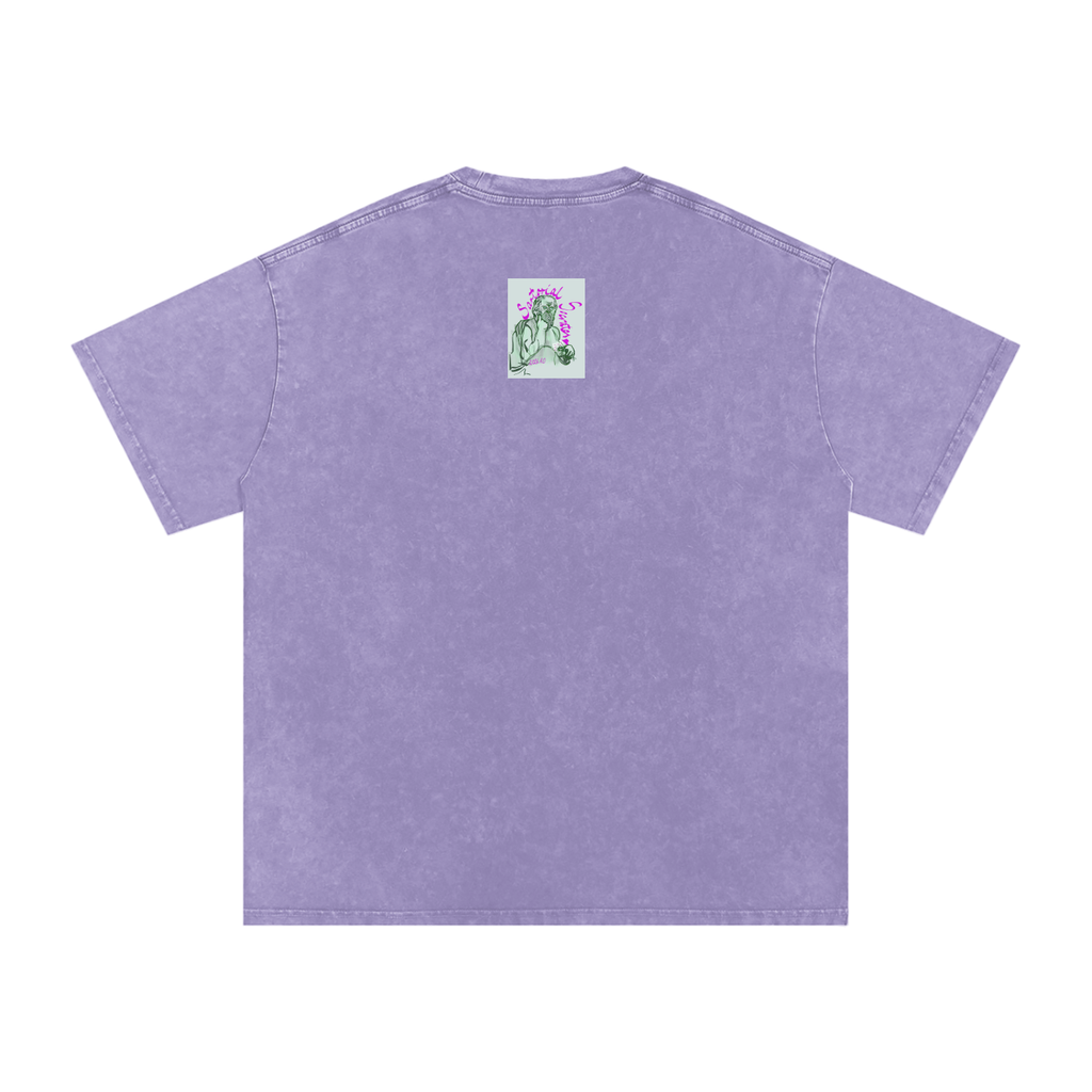 This. Guy. Snow Washed Oversized Cotton T-Shirt